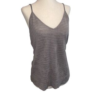 Grey Suede Cami Top